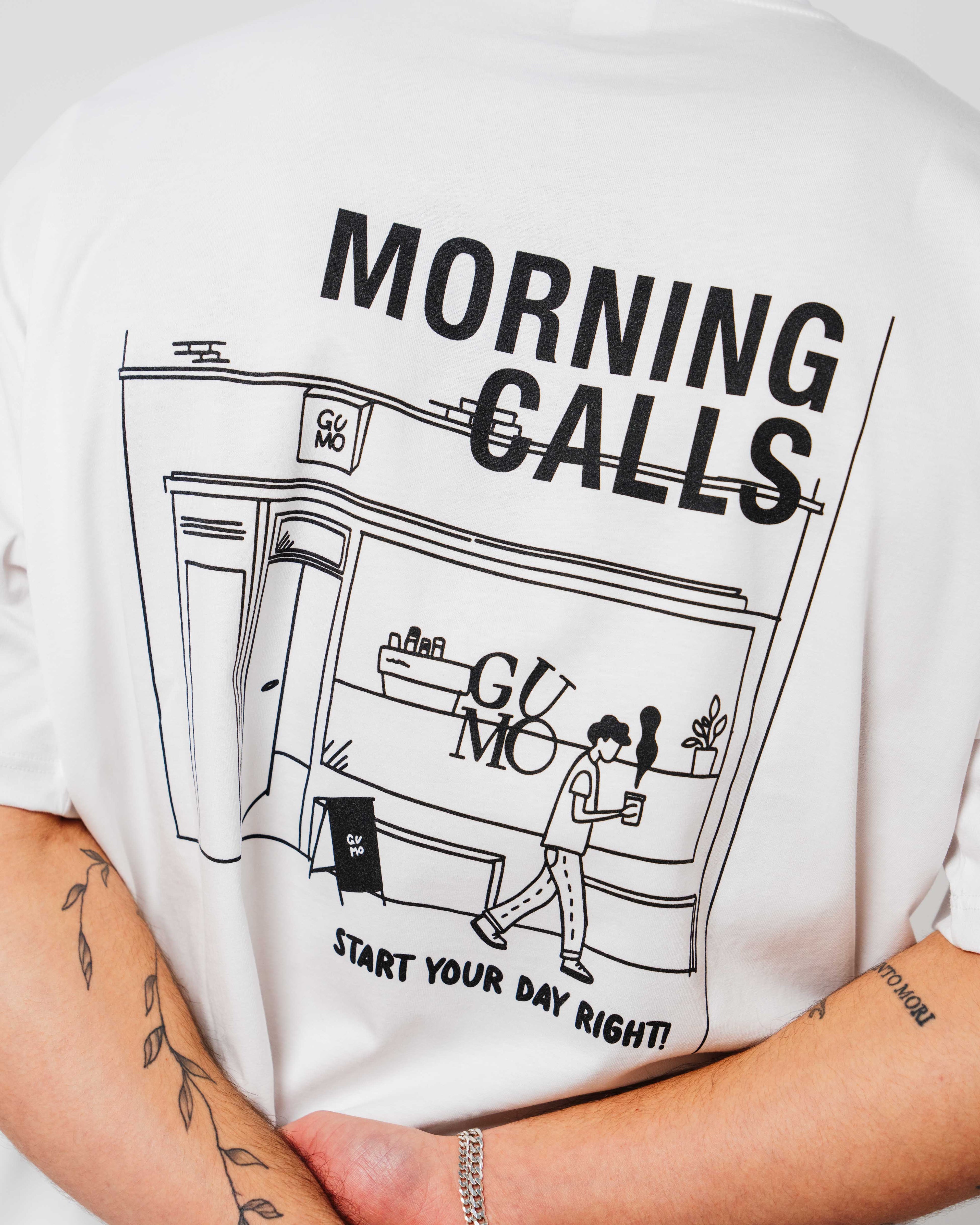 COFFEE SHOP WHITE T-SHIRT