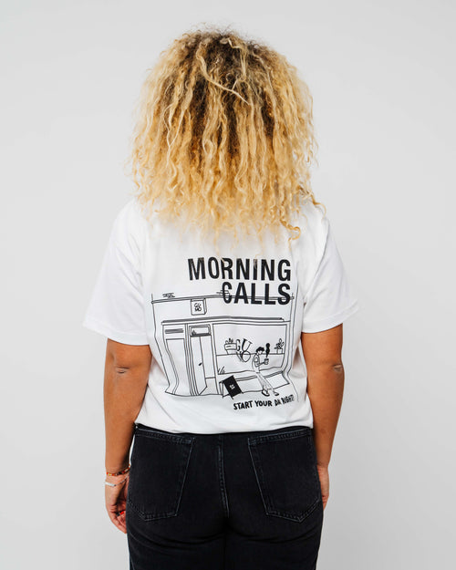 COFFEE SHOP WHITE T-SHIRT